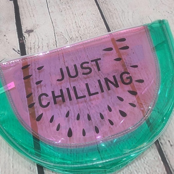 WATERMELON Slice plastic Summer Bag - Picture 3 of 12